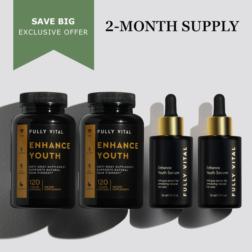 Anti-Gray Serum & Supplement 2-Month
