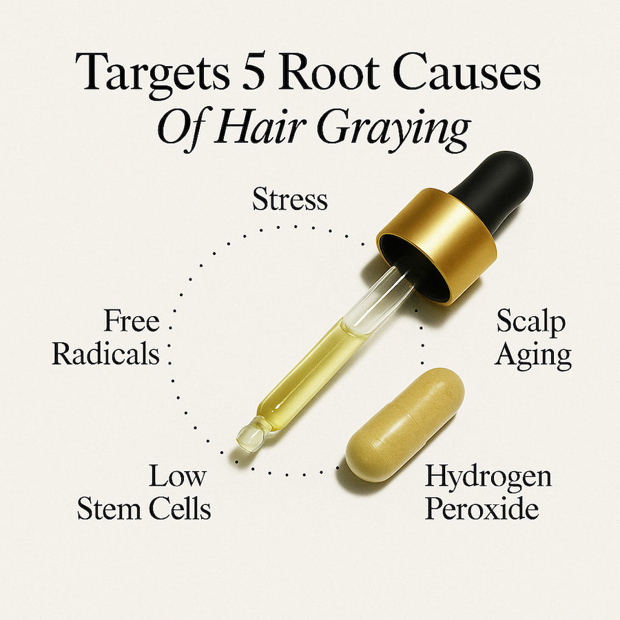 Anti-Gray Serum & Supplement 2-Month
