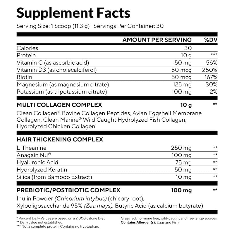 Hair Skin Gut Collagen