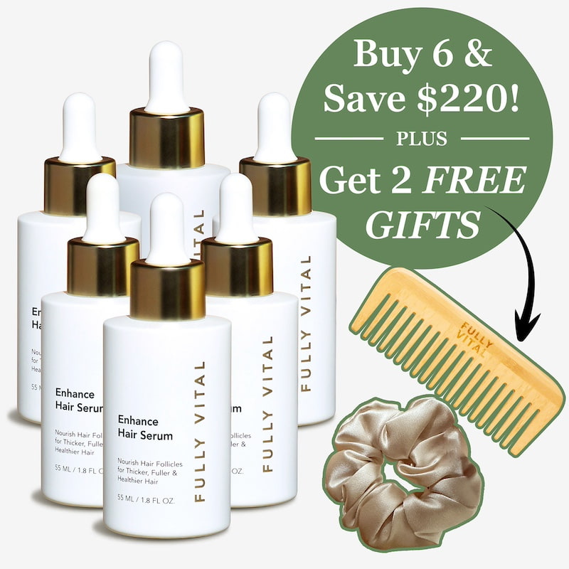 FullyVital Serum 6-Pack + 2 FREE Gifts