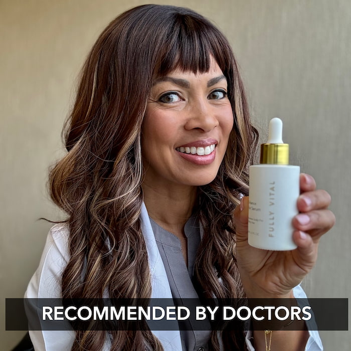FullyVital Hair Growth Serum + FREE Silk Sleep Mask