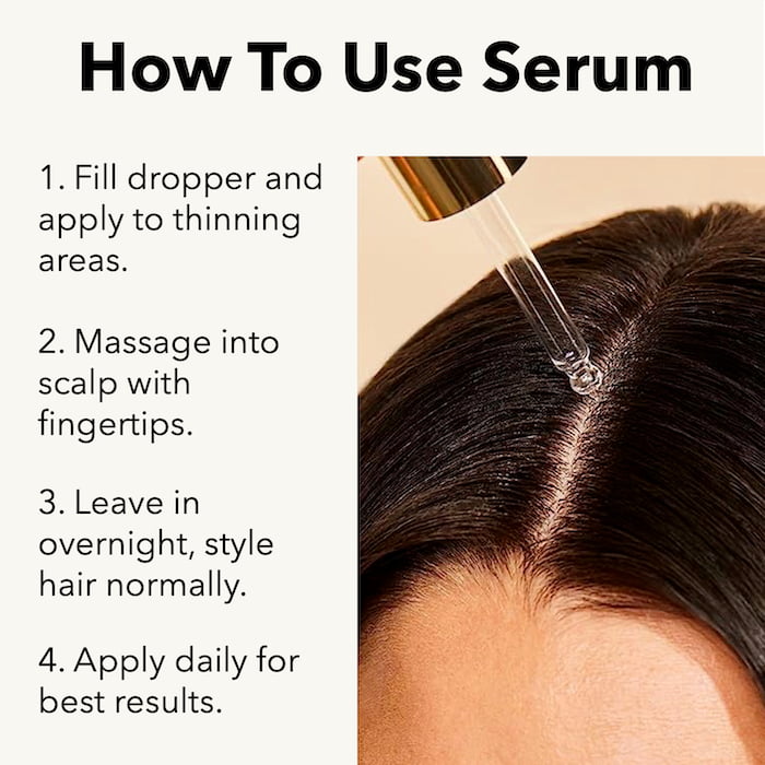 FullyVital Hair Growth Serum + FREE Silk Sleep Mask
