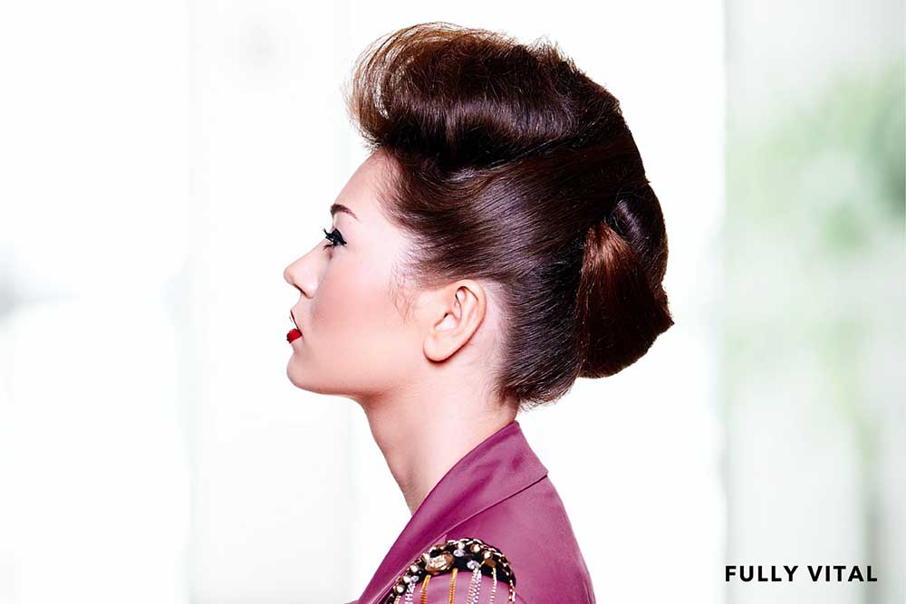 Bouffant a classic hairstyle