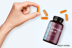 Fully vital enhance hair capsule containing melatonin