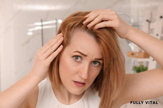how to part my hair with a widow's peak