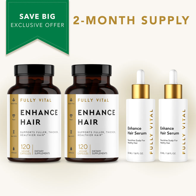 Enhance Hair Vitamins & Serum (2 Pack)
