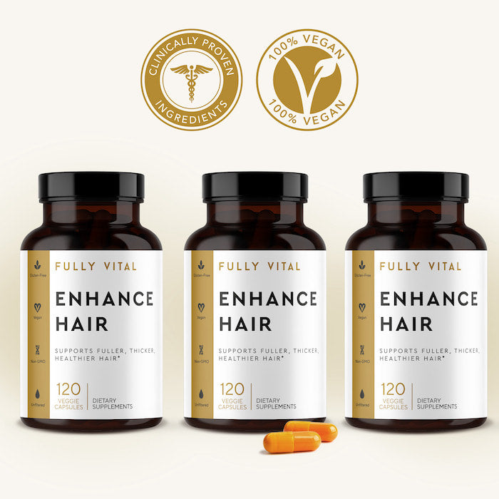 Enhance Hair Supplements (3-Pack) + 2 FREE Gifts AFFL