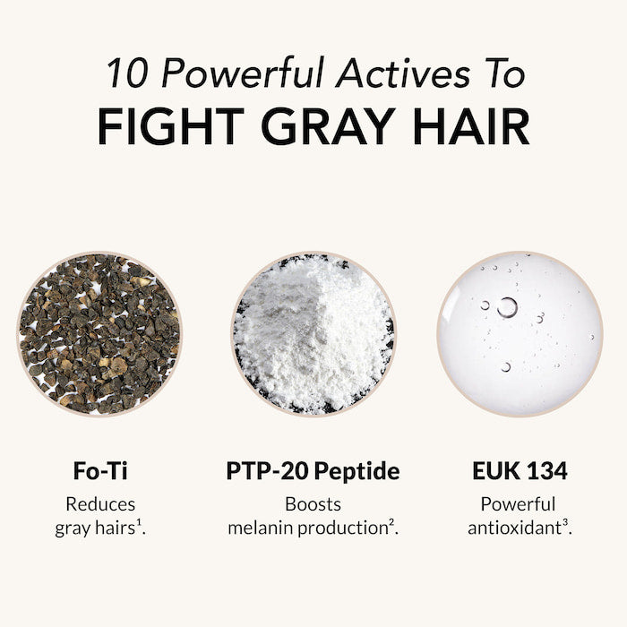 Anti-Gray Serum 3-Pack + FREE Silk Sleep Mask