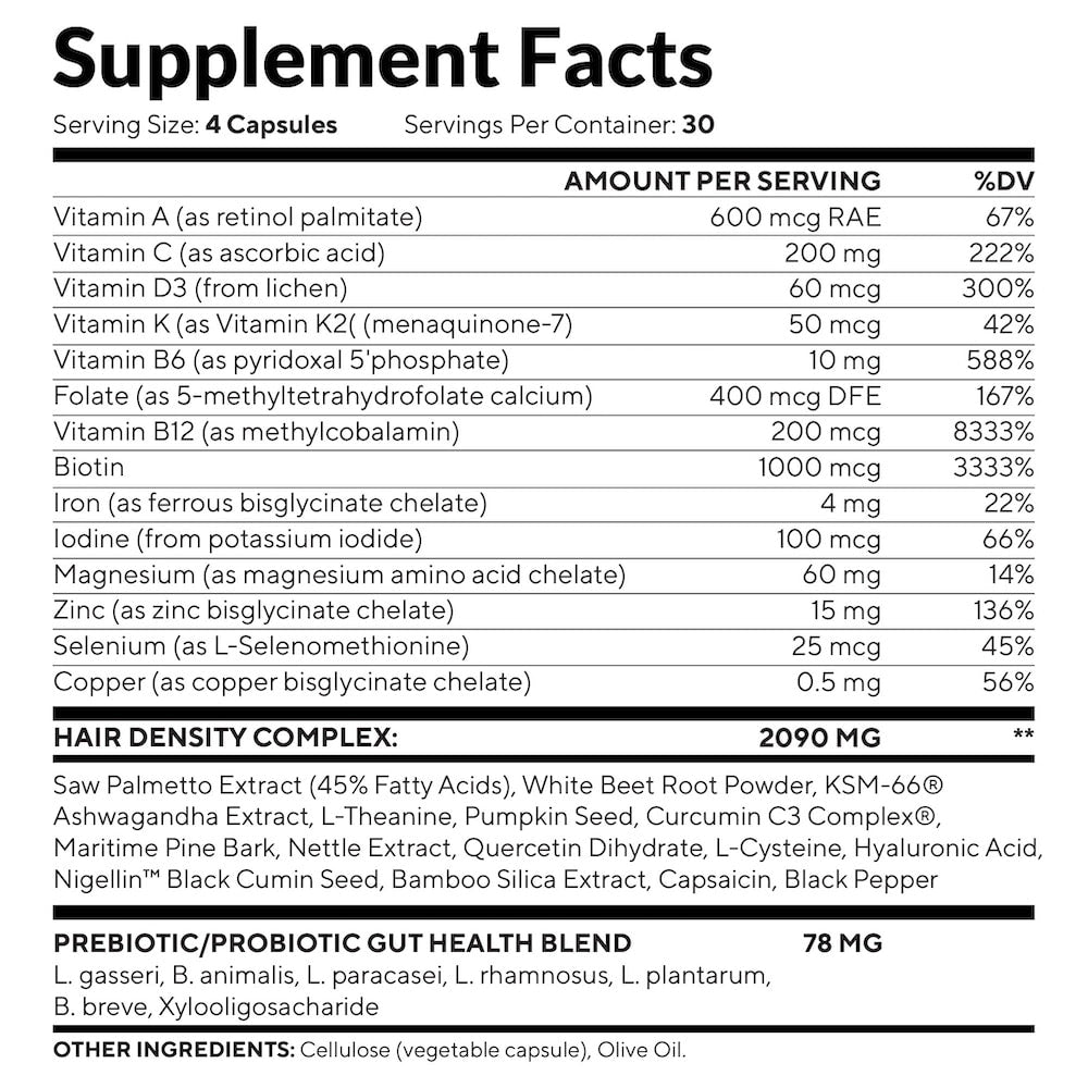Enhance Hair Supplements (3-Pack) + 2 FREE Gifts AFFL
