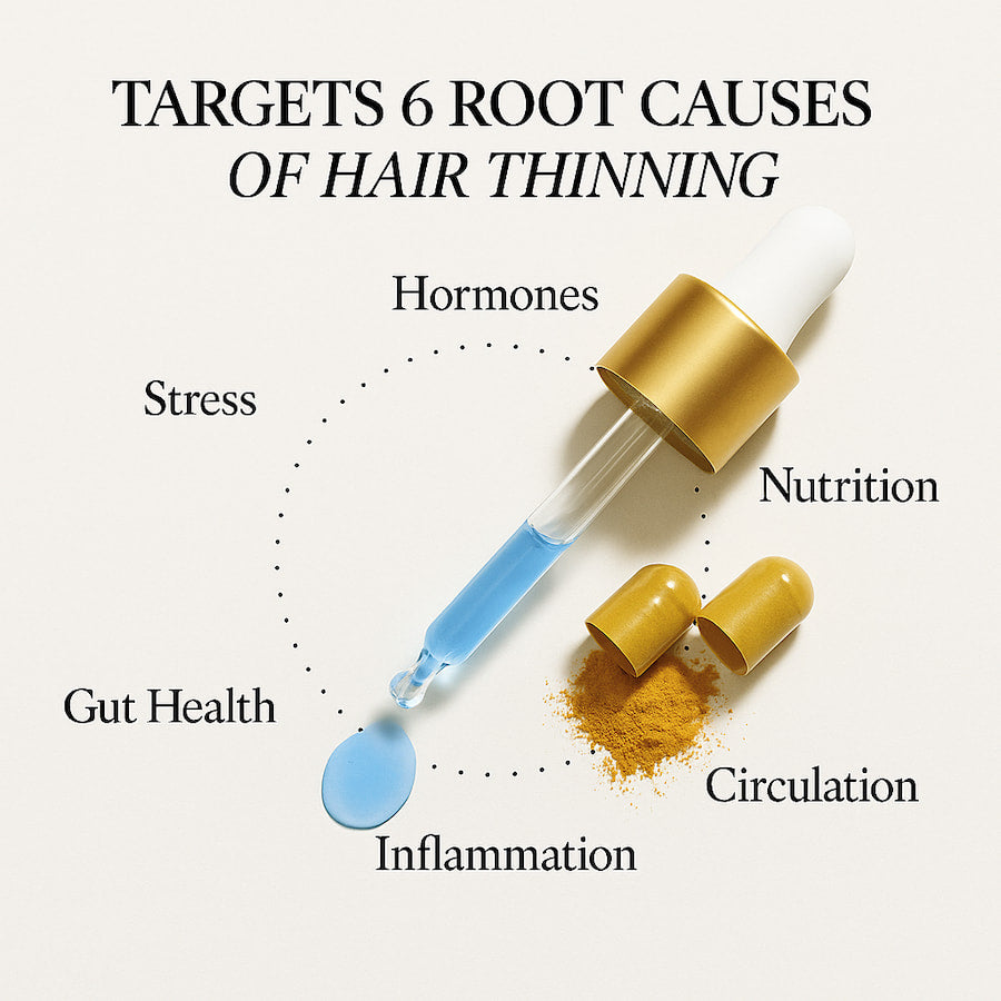 Thick Hair Vitamins & Serum (2 Pack)
