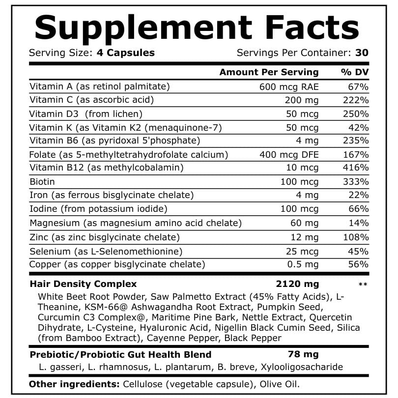 Enhance Hair Vitamins