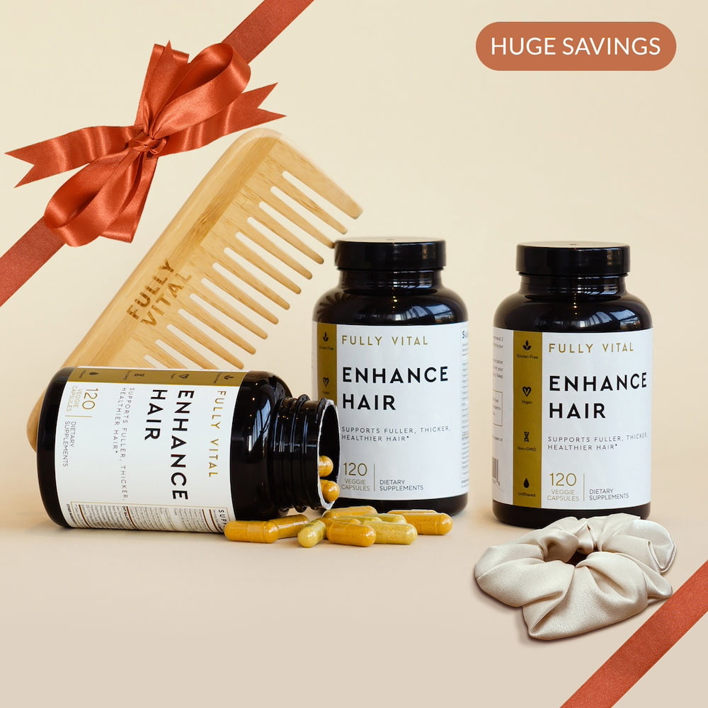 Enhance Hair Supplements (3-Pack) + 2 FREE Gifts AFFL