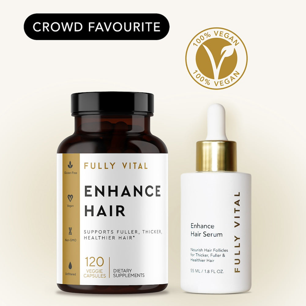 Enhance Hair Serum Supplement + FREE Sleep Mask