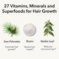 fully vital enhance hair growth vitamins ingredients