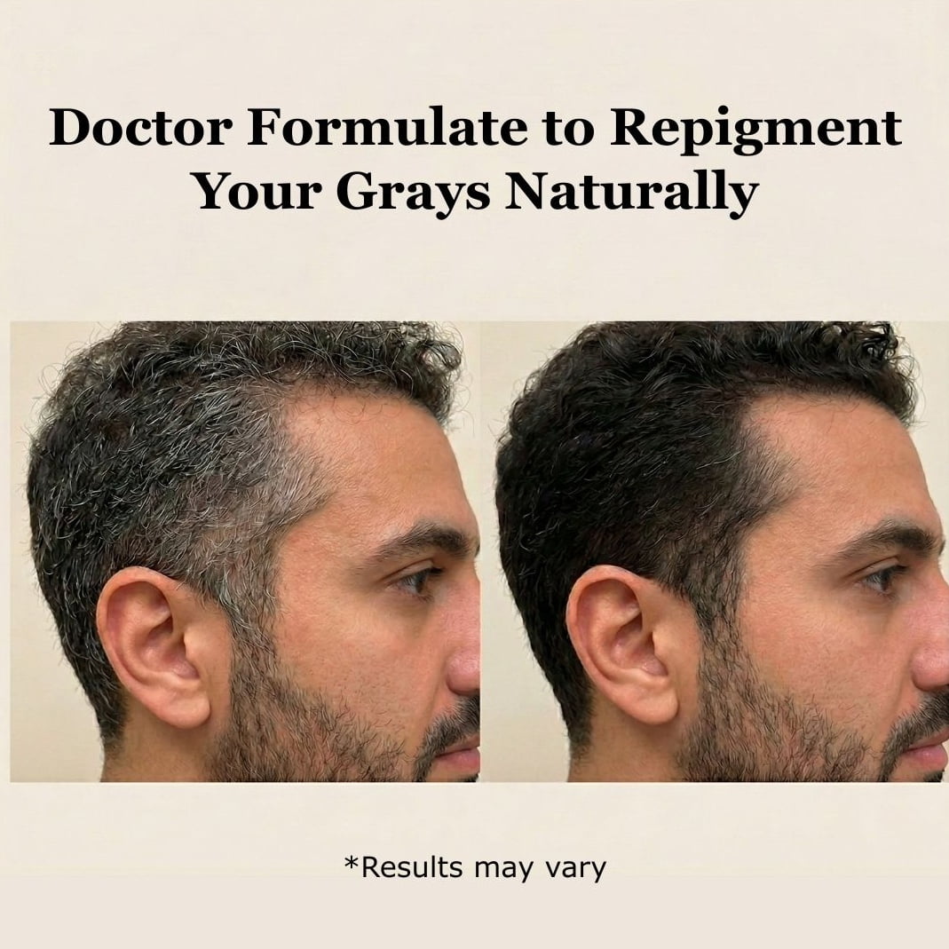 Doctor-Formulated BioMelanin Serum Reverses Grays in 90 Days