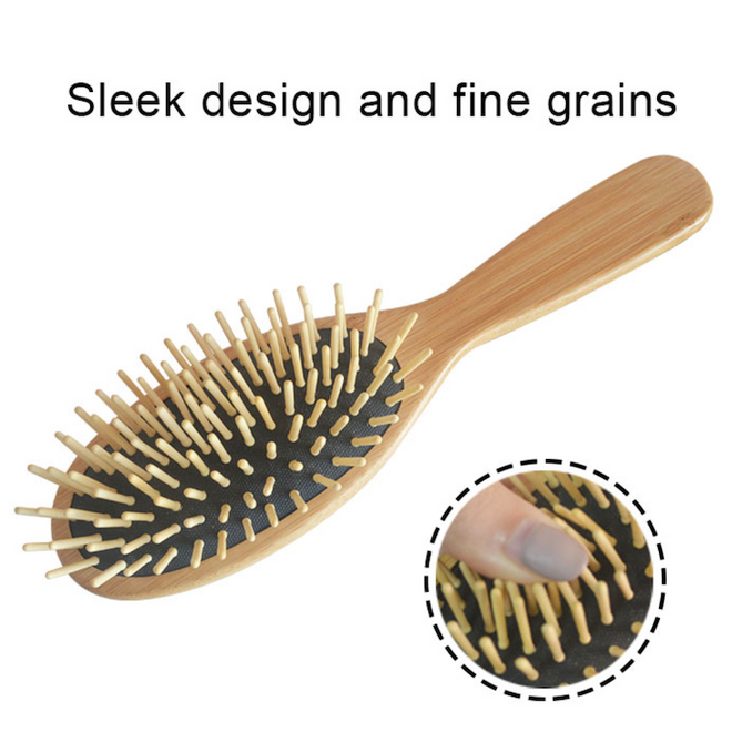 Bamboo Hair Brush Soft Bristle
