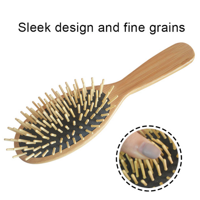 Fully vital bamboo hair brush